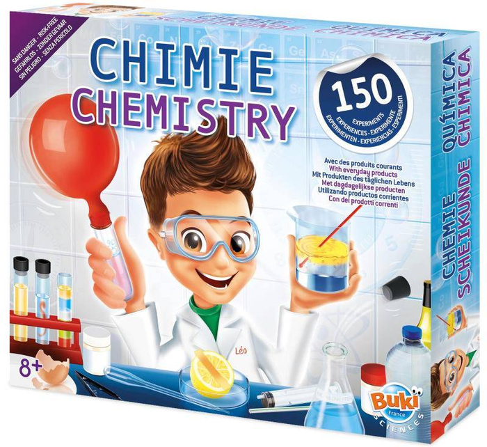 Eksperymenty dla dzieci Laboratorium chemiczne 150 eksperymentów 8360 Buki