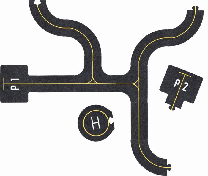 Lotnisko dla dzieci Zestaw do zabawy 26 el Goki 53777