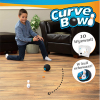 Podkręcona Kula zestaw do kręgli Curve Bowl Fat Brain Toys FA271-1