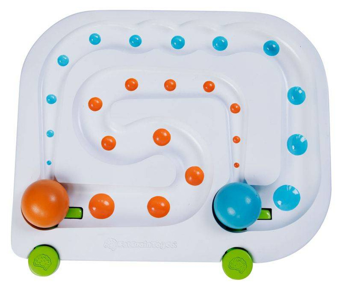 Płaski tor dla kulek kulodrom RollAgain FA225-1 Fat Brain Toys, zjeżdżalnie dla kulek