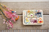 Drewniana tablica labirynt sensoryczny Farma 83339 Lilliputiens