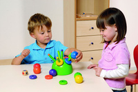 Drewniana zabawka do nauki sortowania układania i rozróżniania kolorów 210032 Pilch