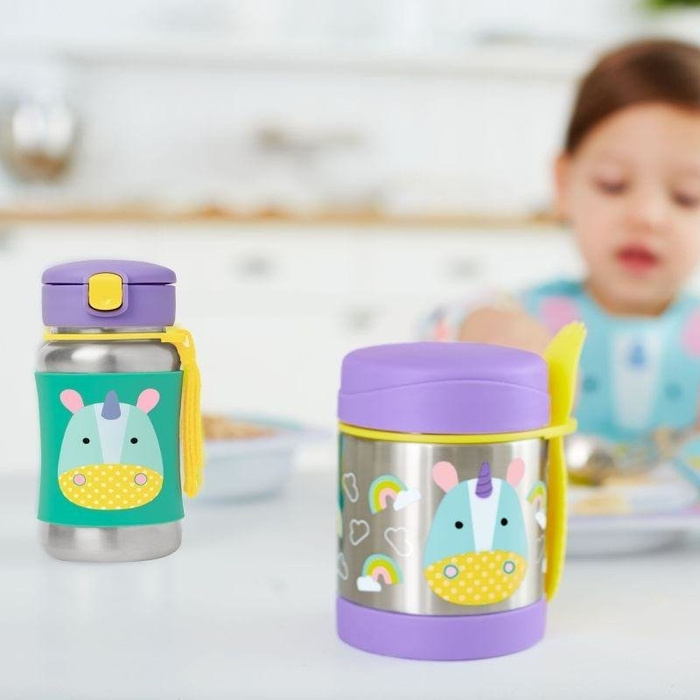 Stalowy bidon Jednorożec Zoo 252518-Skip Hop, akcesoria dla dzieci