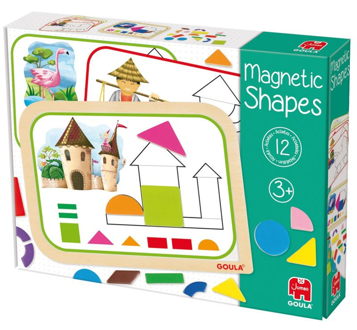 Układanka magnetyczna dla dzieci Kształty Goula 53155