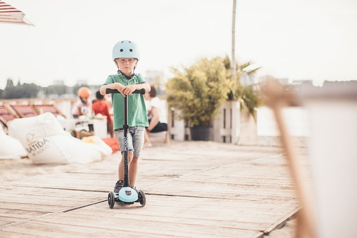 Kask S-M dla dzieci 3+ Blueberry 96362-Scootandride