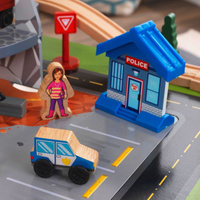 Drewniana kolejka górska stół kreatywny z akcesoriami Rocky Mountain KidKraft KK10176