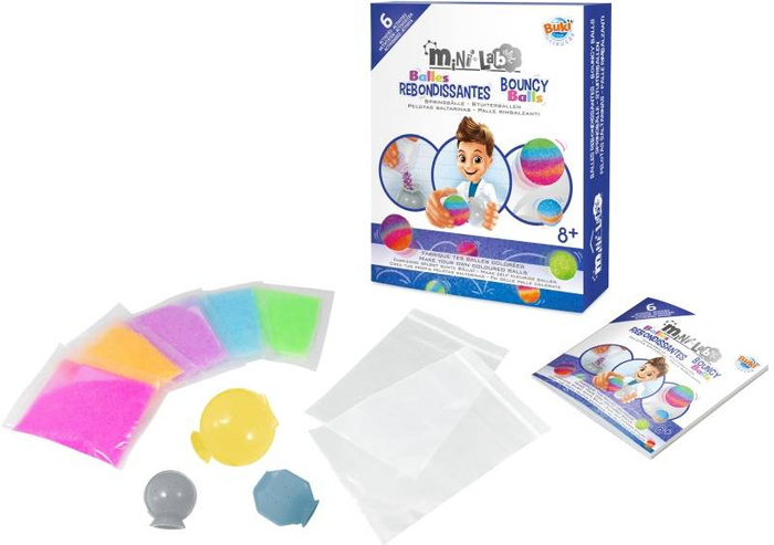 Eksperymenty dla dzieci Mini Lab Podskakujące Piłki 3009 Buki
