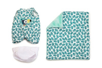 Lalka dzidziuś w koszyczku z ubrankiem i kocykiem Ari 83134-Lilliputiens