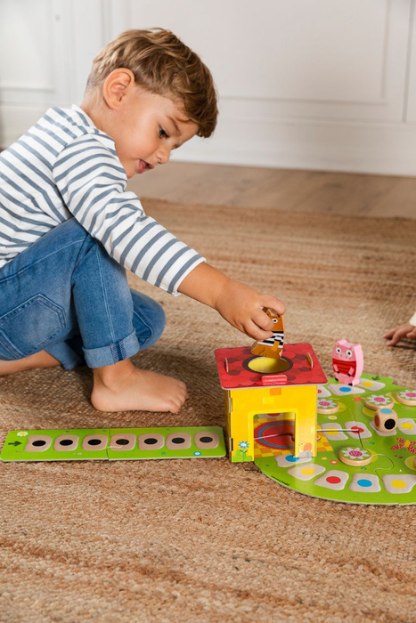 Gra planszowa dla dzieci Trzy małe świnki Goula 53146