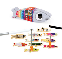 Magnetyczny zestaw dla dzieci Rybki J08209-Janod, gra zręcznościowa