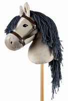 Hobby Horse Koń na kiju Astrup szary 84349