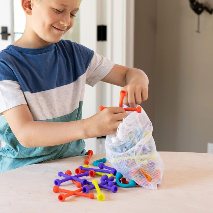 Klocki silikonowe Plip Kit Fat Brain Toys FA491-1 klocki dla dzieci