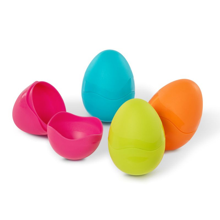 Zestaw do zabawy w wyścigi z jajkami na łyżkach B.Toys BX2550Z gry zręcznościowe dla dzieci