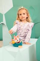 Przytulanka kotek z koszyczkiem i akcesoriami Kotka Jeanne Lilliputiens 83546