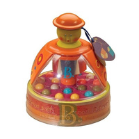 Bączek z kulkami Pomarańczowa makówka BX1119-B.Toys, zabawki dla małych dzieci