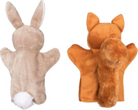 Zestaw 3 pacynek na rękę Leśne trio 50961-Goki, zabawa w teatrzyk