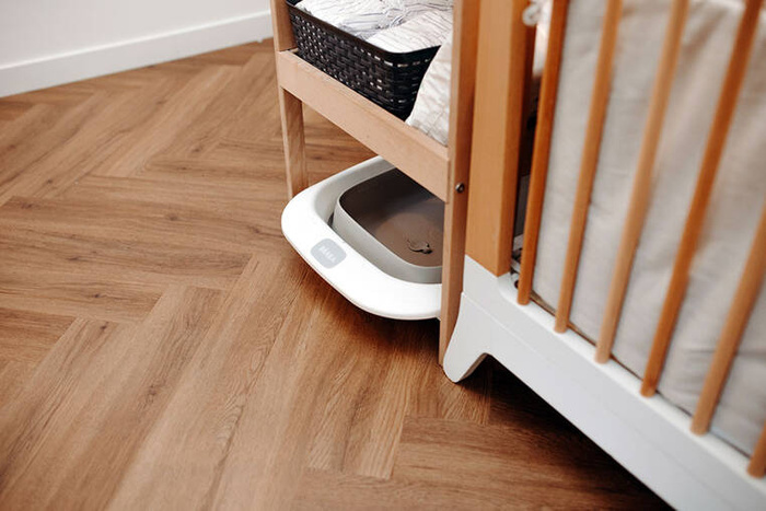 Składana wanienka dla dziecka Eazy Pop Camélé'O Gris velours Beaba 920404