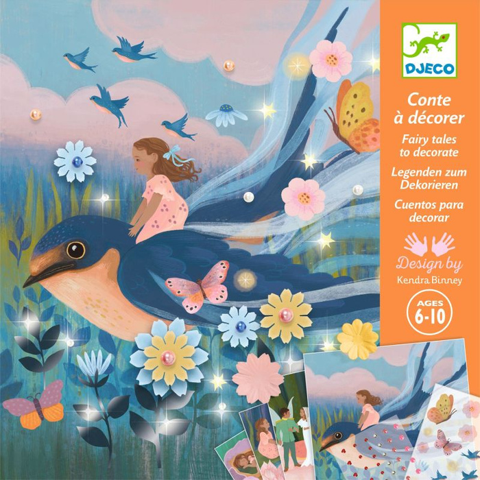 Zestaw artystyczny 4w1 Calineczka Djeco DJ09429