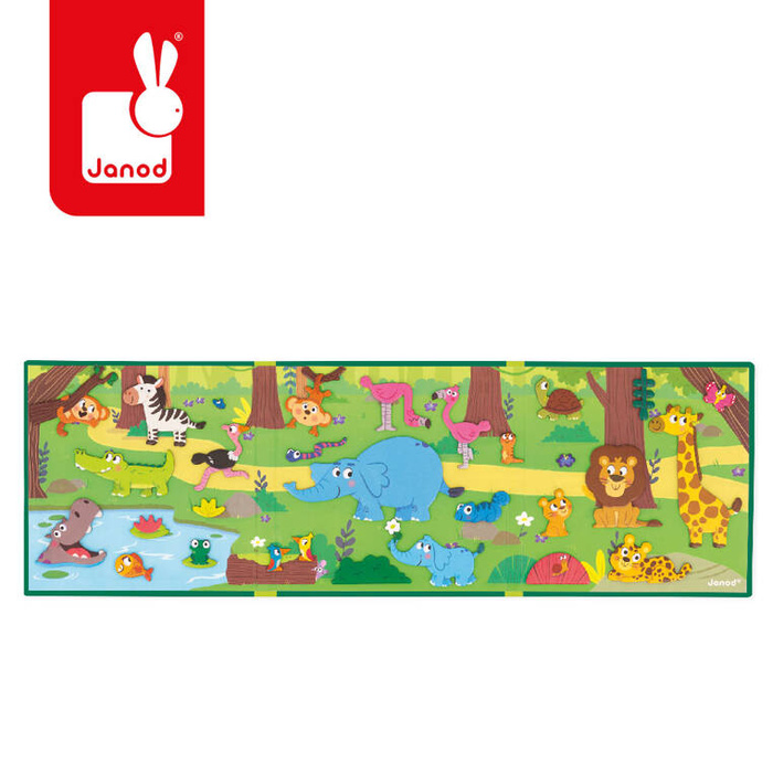 Magnetyczna układanka Afrykańskie zwierzęta J05456 Janod