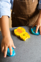 Układanka magnetyczna dla dzieci Zwierzątka Goula 55234 drewniane układanki dla dzieci