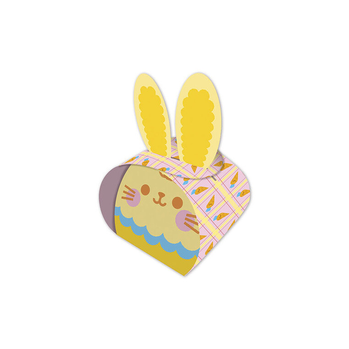 Zestaw kreatywny 12 pudełek z papieru kawaii do samodzielnego wykonania Janod J09164