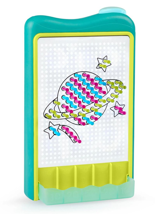 Podświetlany kulodrom i świetlna tablica artystyczna 2w1 Light-Up Marble Drop B.Toys BX2326Z