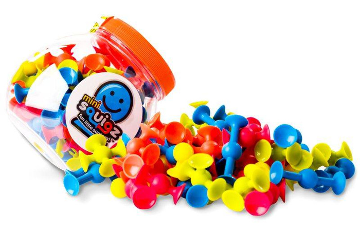 Mini Klocki Squigz Przyssawki FA107-1 Fat Brain Toys, klocki dla dzieci