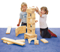 Klocki drewniane Maxi 41 elementów Erzi 41022