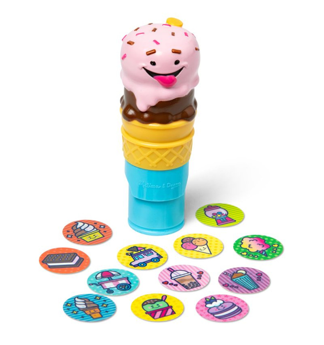 Sticker Wow stempel z naklejkami Lody Melissa & Doug 50242 książeczka z naklejkami