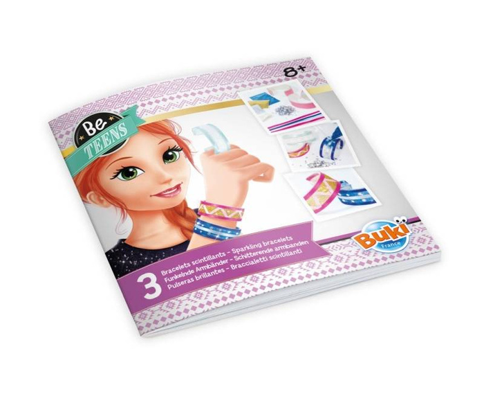 Zrób to sam - BROKATOWE BRANSOLETKI BE204-Buki, zestawy kreatywne dla dzieci
