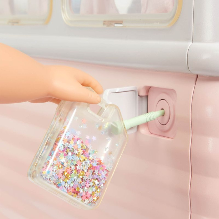 Kamper kempingowy z wyposażeniem dla lalek 55 elementów Country Cruising Camper Set Our Generation BD35163Z