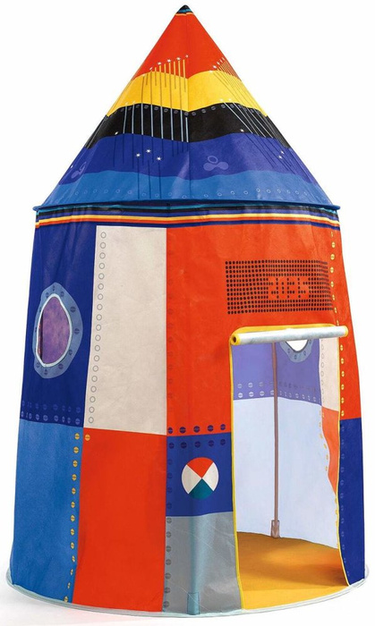 Kolorowy pojazd kosmiczny Rakieta namiot Djeco DD04494