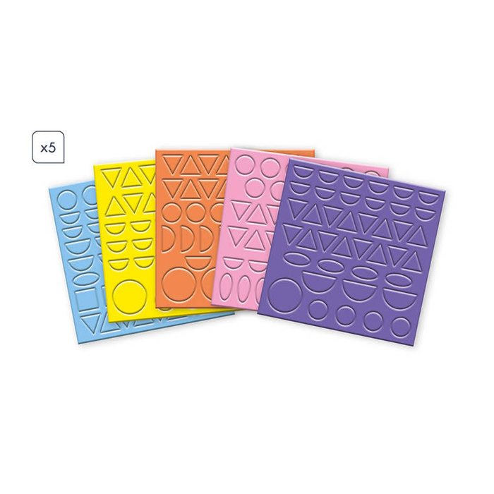 Zestaw kreatywny Naklejki geometryczne My arts crafts Janod J07740