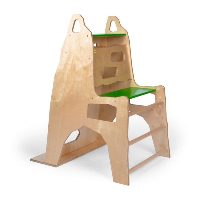 Drewniana wieża do wspinaczki dla dzieci Góra Erzi 44439 sprzęt sportowy dla dzieci