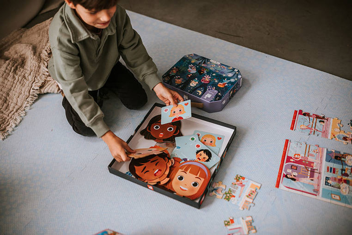 Magnetyczna układanka Emocje, Janod J08038