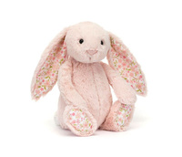 Króliczek z kwiecistymi uszami pudrowy róż Cherry 31 cm Jellycat maskotki BPS3EC