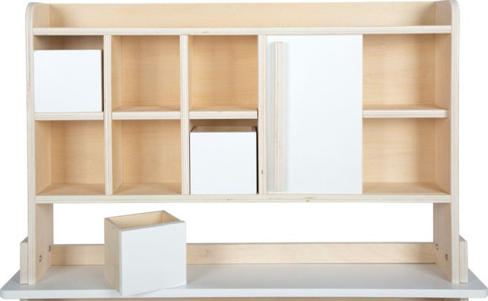 Sklepik drewniany dla dzieci stragan z szufladami i przesuwanymi drzwiami Small Foot 12683