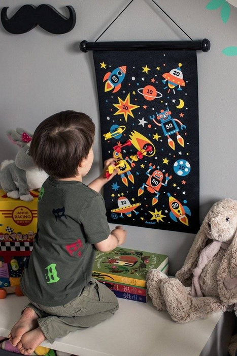 Gra zręcznościowa Robot J02073-Janod, rzutki dla dzieci