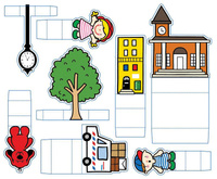 Kolorowe klocki Popboblocs miasto K's Kids