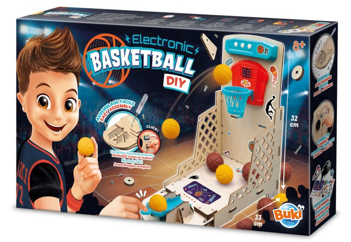 Elektroniczna mini koszykówka z grami Buki 2151