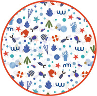 Transparentna pelerynka przeciwdeszczowa dla dzieci Ocean Djeco DD04672