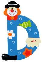 Głoska Clown "D", 81740-Sevi, nauka literek dla dzieci, alfabet