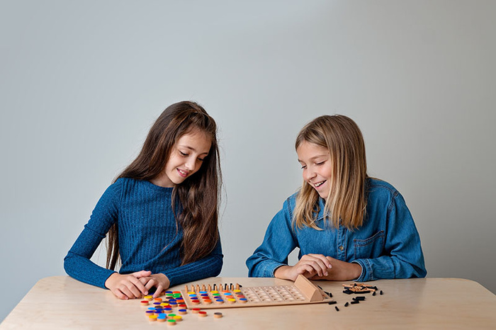 Mistrz Logiki drewniana gra logiczna rozszyfruj kod przeciwnika 110020 Pilch