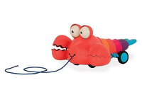 Zabawka do ciągnięcia Czerwony homar BX1674- B.toys, zabawka na sznurku