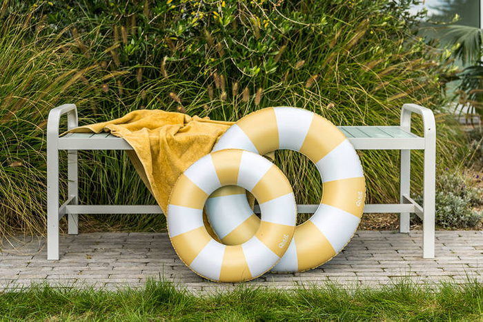 Dmuchane Kółko do pływania średnie Ø 60 cm Banana Blue Quut 173342