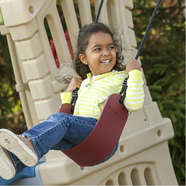 Wieża z huśtawkami Plac Zabaw ze zjeżdżalnią Step2 8500 do aktywności na świeżym powietrzu