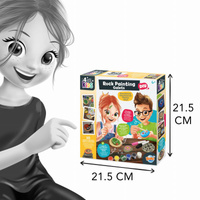 Zestaw kreatywny dla dzieci do malowania kamyków Buki FK005