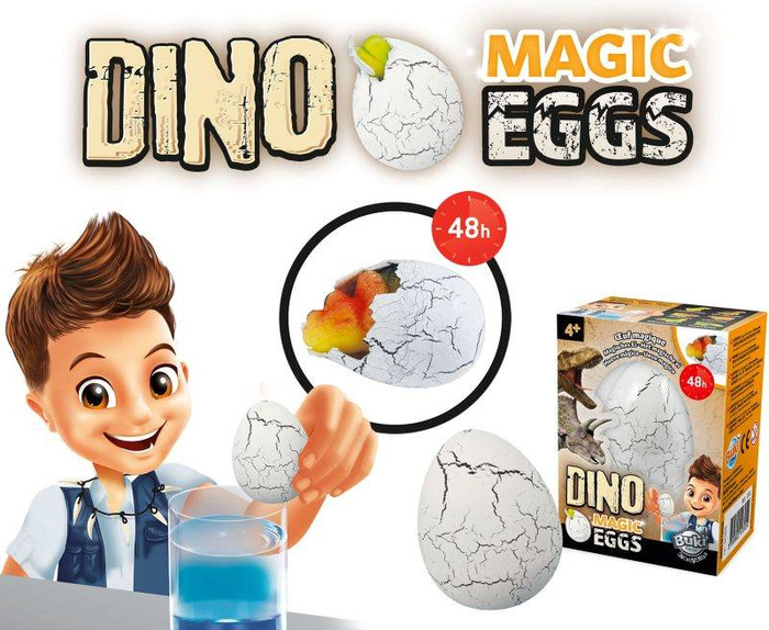 Nauka i zabawa dla dzieci Magiczne jajko dinozaura D6G Buki