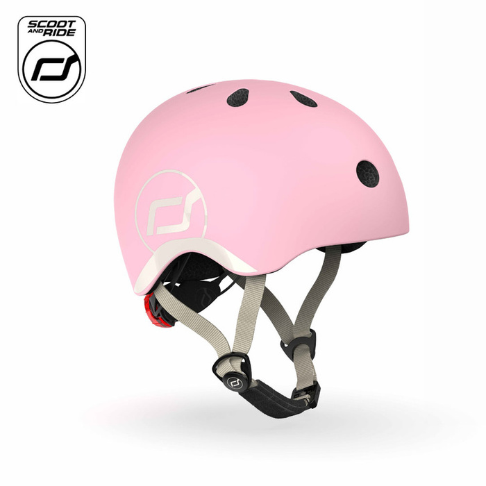 Scoot and Ride Zestaw Kask i Ochraniacze Rose XXS-S dla dzieci 1-5 lat do bezpiecznej jazdy