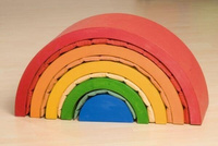 Zestaw tkaninowych materacy motorycznych w kolorach tęczy zestaw uzupełniający do Tęczowego tunelu 220028 Pilch